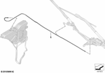 61667427887 - Vehicle Electrical System: Hose, Windshield Washer for BMW Image