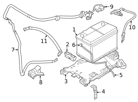 Battery & Related Components for 2024 Mini Cooper Countryman #0