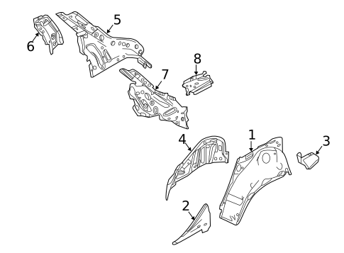 Inner Structure for 2018 INFINITI QX30 #0