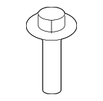 PAF008438 - Cooling System: Radiator Bolt for Porsche: 718 Boxster, 718 Cayman, 718 Spyder, 911, Cayman, Panamera Image