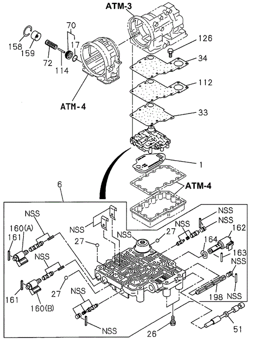 AT Lower Control Valve for 1997 Acura SLX #0