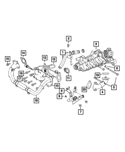 EGR System for 2017 Ram ProMaster 3500 #0