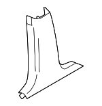 BT4Z7824356AC - Body: Lower Center Pillar Trim for Ford: Edge Image