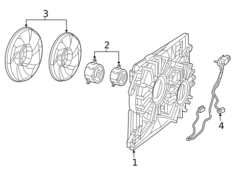 Cooling Fan for 2018 Dodge Challenger #0