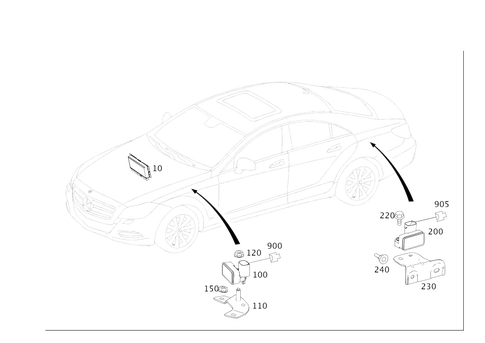 Electric Parts for Chassis Adjustment for 2014 Mercedes-Benz CLS63 AMG S #0