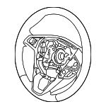 G2GZ3600AZ - : Steering Wheel for Lincoln: MKX Image