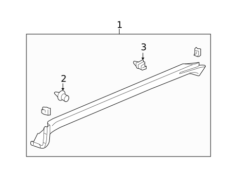 Exterior Trim - Pillars for 2015 Honda Pilot #0