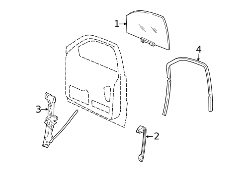 Front Door for 2007 Jeep Commander #0