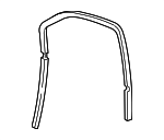 55396696AE - : Glass Run for Jeep: Commander Image