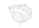 7119904288 - Electrical: Fog Lamp Assembly Screw for BMW Image
