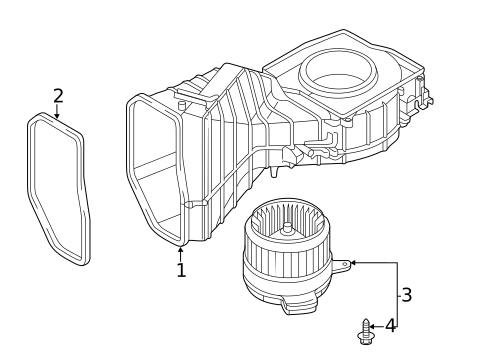 Blower Motor & Fan for 2012 Audi A8 Quattro #0