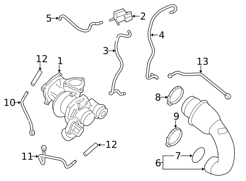 Turbocharger & Components for 2015 Volvo S60 #0