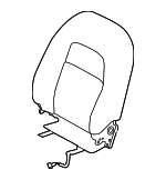 876009HB5B - Body: Seat Back Assembly for Nissan: Altima Image