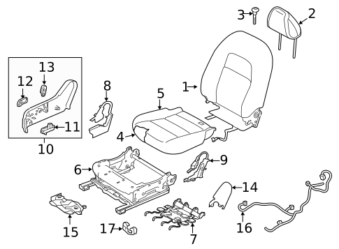 Power Seats for 2019 Nissan Altima #1