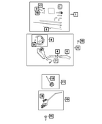 52121253AA - Fuel and Accelerator Pedal: Ground Strap for Mopar Image
