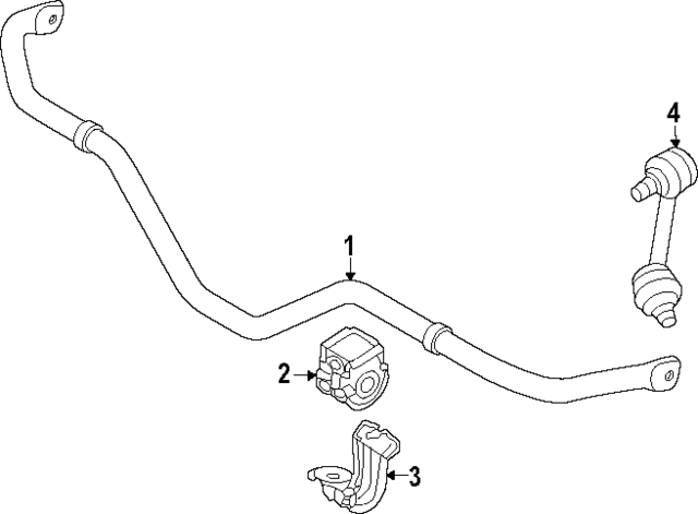 562307JA1A - Suspension: Stabilizer Bar for INFINITI: QX80 Image