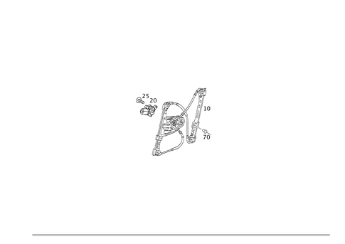 Window Regulator for 2002 Mercedes-Benz C320 #0