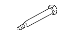 N90650801 - Steering: Mount Bushing Bolt for Volkswagen: Beetle, Golf, Jetta Image