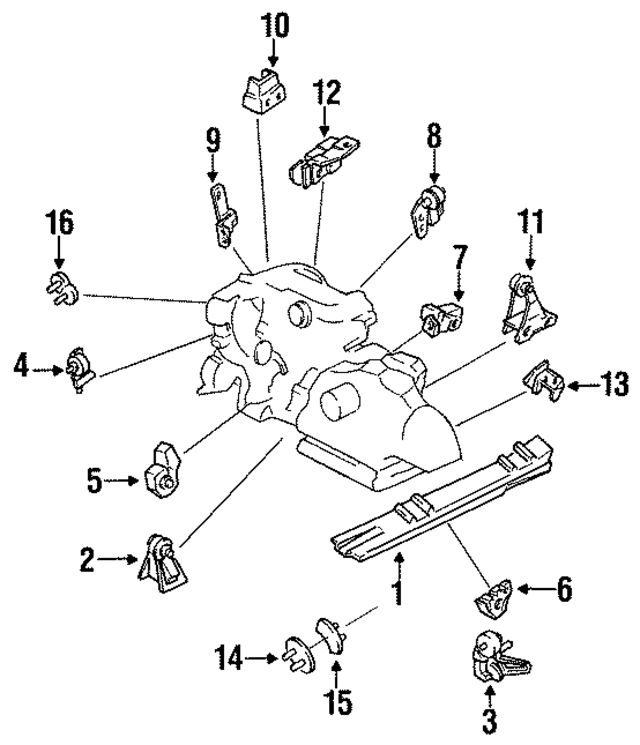 1132096E20 - : Rear Insulator for Nissan Image