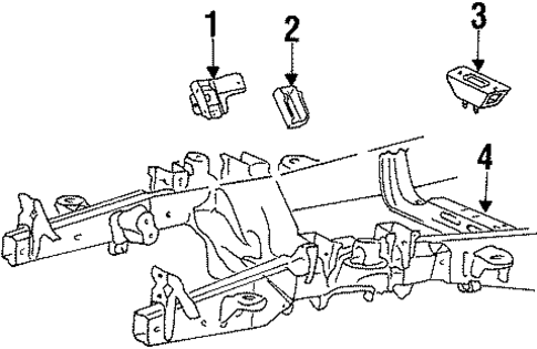 Engine & Trans Mounting for 2001 Lincoln Navigator #0