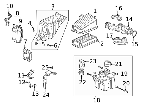 Air Intake for 1999 Honda Odyssey #0