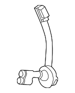 9A726071200 - HVAC: Rear Press Line for Porsche Image