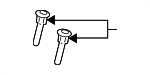 5066313AA - Body: Headrest Guide Bracket for Mopar Image