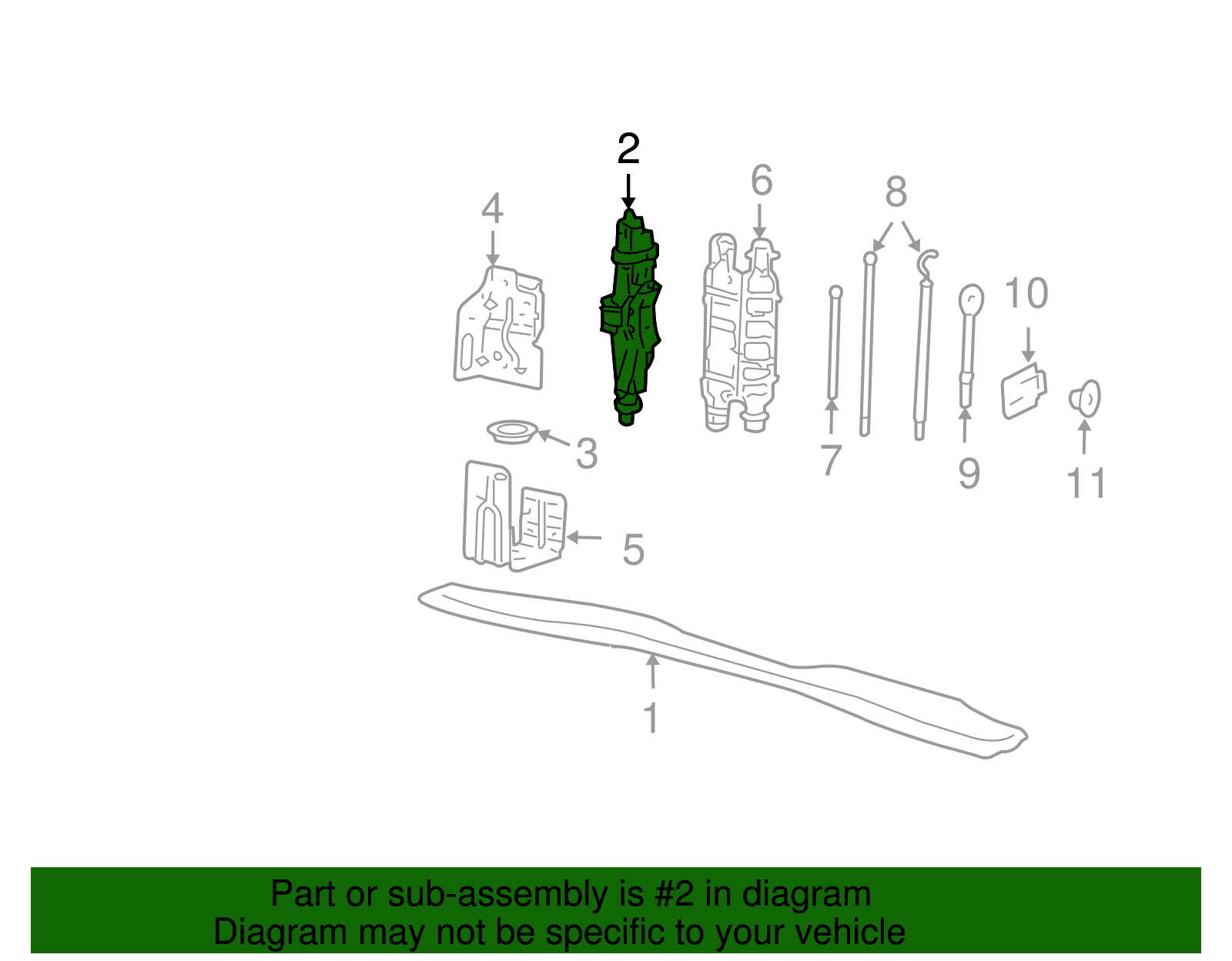1996-2025 GM Jack Assembly 84924871 | TascaParts.com