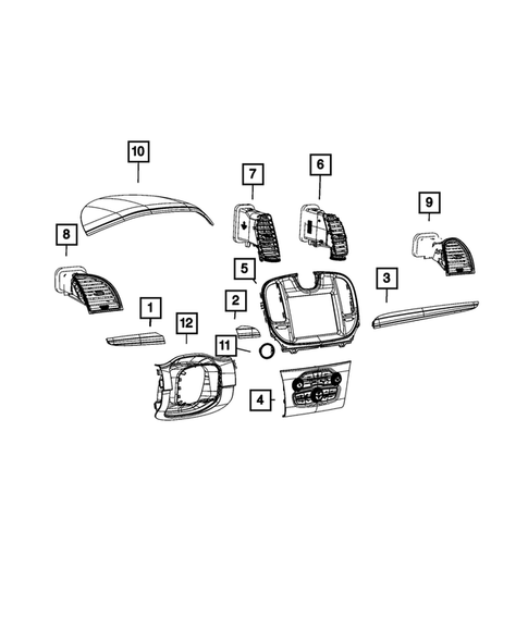 Instrument Panel for 2020 Chrysler 300 #0