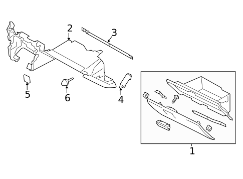 Glove Box for 2017 Subaru BRZ #0