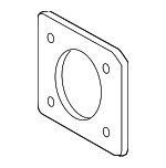 447850E020 - Body: Mount Bracket Gasket for Toyota: 4Runner, Highlander, Prius, Tacoma, Tundra Image