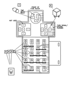 2889565 - Electrical: Electrical Relay for Mopar Image