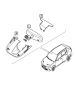 8AQ30LXHAA - Glass: Inside Rear View Mirror for Mopar Image