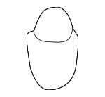 57533AE010 - : Trunk Lid Stopper for Subaru: BRZ Image