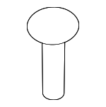 5M0863453 - Body: Center Console Bumper for Volkswagen Image