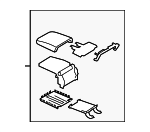 5M0864207G83X - Body: Armrest for Volkswagen Image