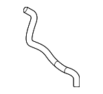 19104RLVA01 - Cooling System: Reservoir Hose for Honda: Passport, Pilot, Ridgeline Image