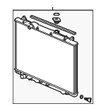 190105J6A01 - : 2016-2025 Honda - Radiator (Denso) for Honda: Passport, Pilot, Ridgeline Image