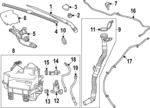85126306 - : Washer Hose for Chevrolet: Equinox EV Image