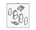 583023XA30 - : Brake Pads Rear for Hyundai Image