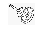 527103X000 - Brakes: Hub Assembly for Hyundai: Elantra, Elantra Coupe, Elantra GT, Veloster Image