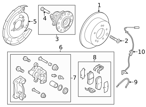 Brake Components for 2012 Hyundai Elantra #0