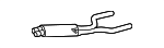 95511109630 - Exhaust: Front Muffler for Porsche Image