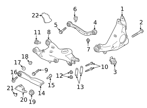 Rear Suspension for 2020 Land Rover Defender 110 #0
