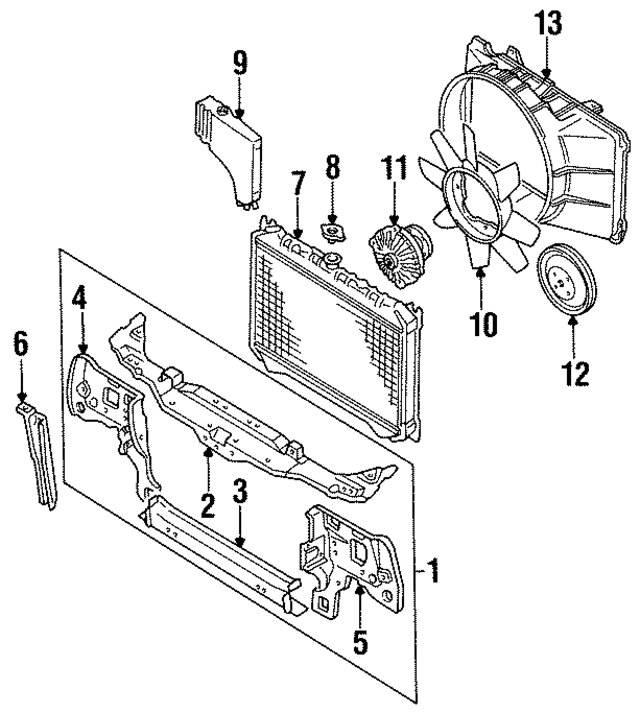 2147505F01 - : Shroud Assembly for Nissan: 200SX Image