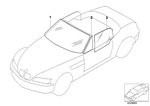 51318400512 - : Green Windscreen, Green Shade Band for BMW Image