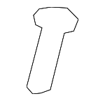 81343TZ5A01ZG - Body: Headrest Guide for Honda: Passport, Pilot Image