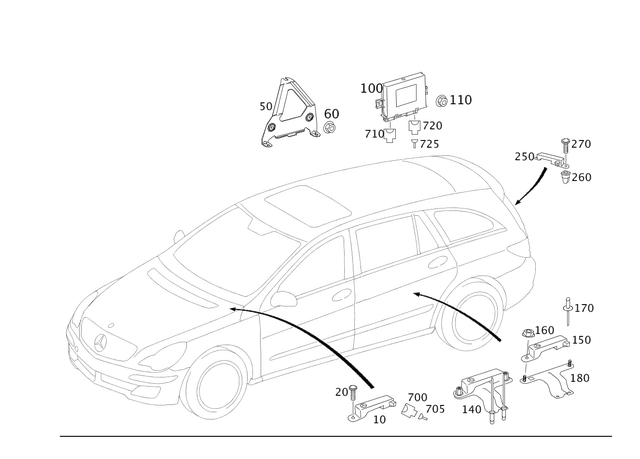 2518203926 - : Control Unit for Mercedes-Benz Image