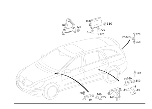 KEYLESS GO&reg; for 2007 Mercedes-Benz R350 #0