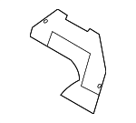 884574D020 - Body: Rear Cover for Kia: Sedona Image